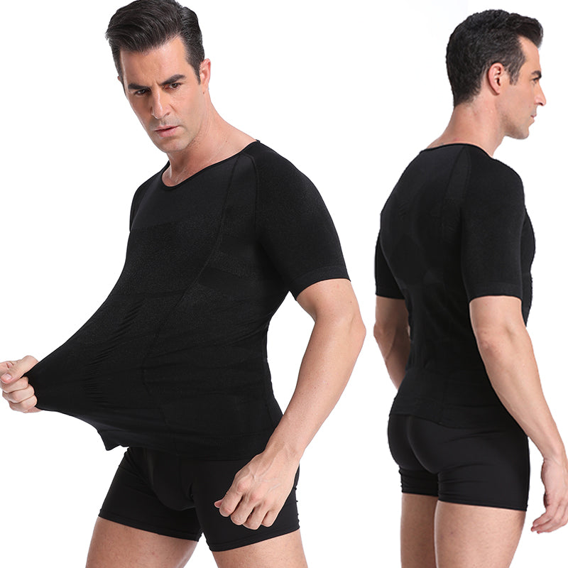 Men's Posture Correcting Compression Shirt for Everyday Confidence