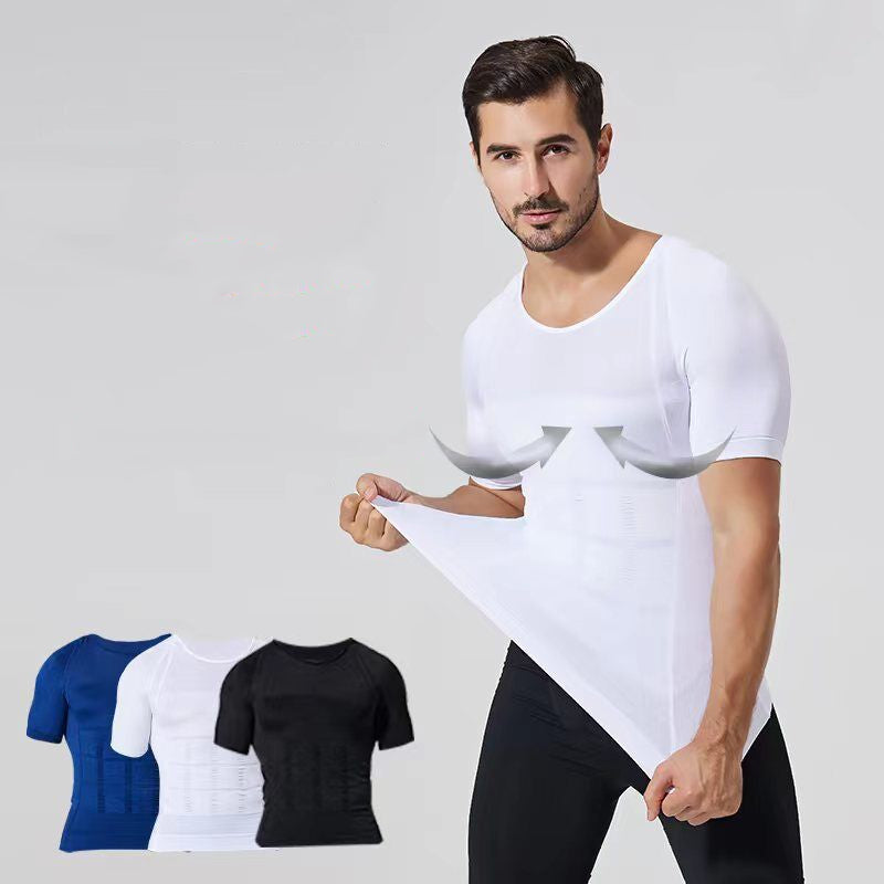 Men's Posture Correcting Compression Shirt for Everyday Confidence