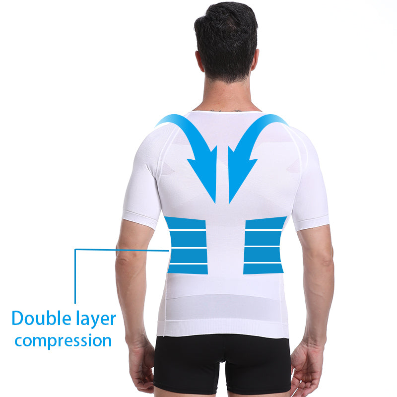 Men's Posture Correcting Compression Shirt for Everyday Confidence