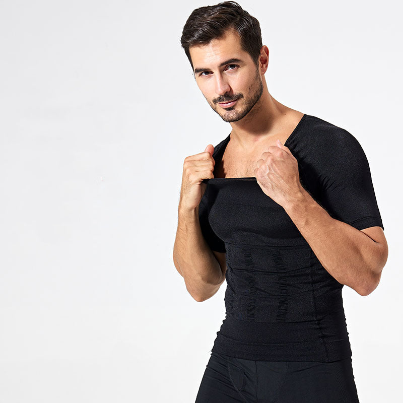Men's Posture Correcting Compression Shirt for Everyday Confidence