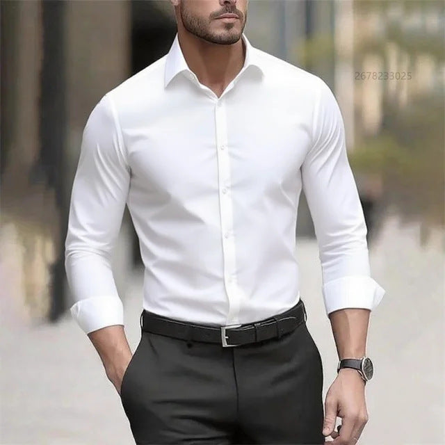 Sharp Style Zero Effort Men's Wrinkle-Free Shirt