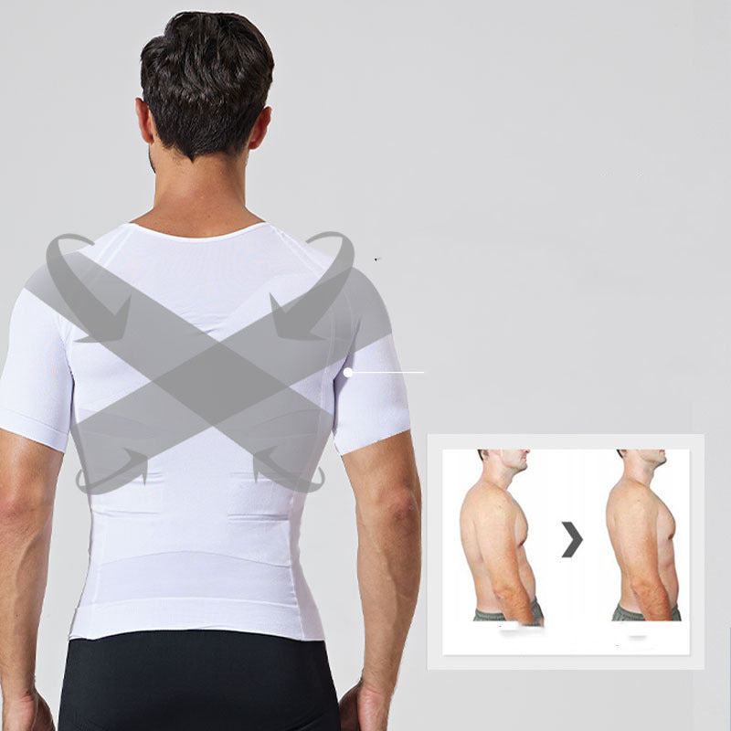 Men's Posture Correcting Compression Shirt for Everyday Confidence